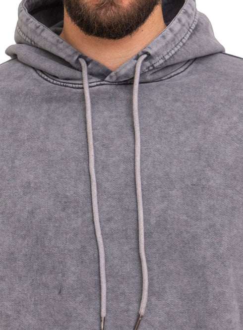 Grey Washed O - S Hoodie - Khotwh